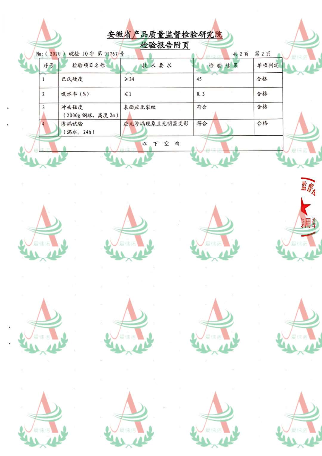 阜陽檢測報告2